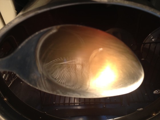 brine totally dissolved