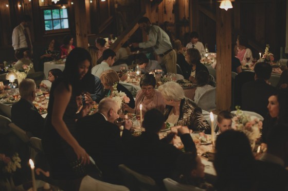 Barbara Curry mother of the groom in center with pink dress on