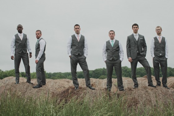 Jonathan with his Groomsmen